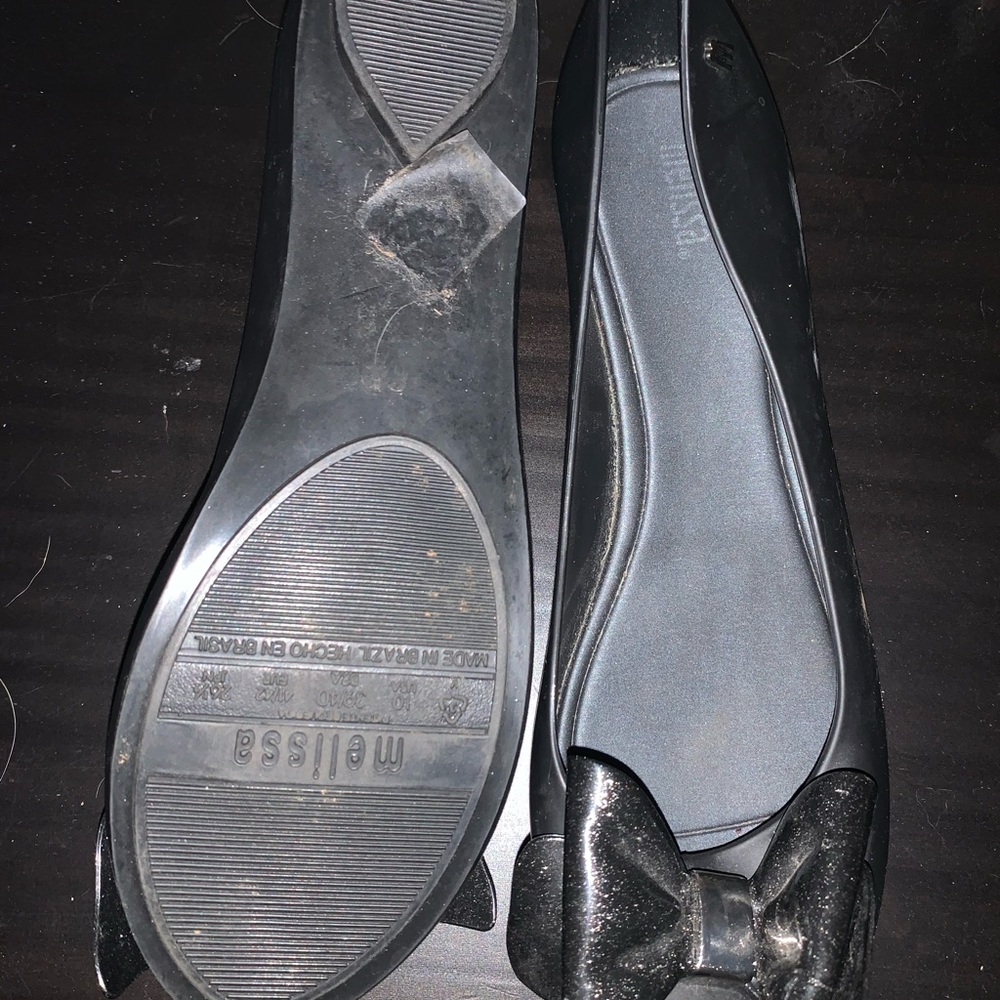 Melissa size 10 bow flat